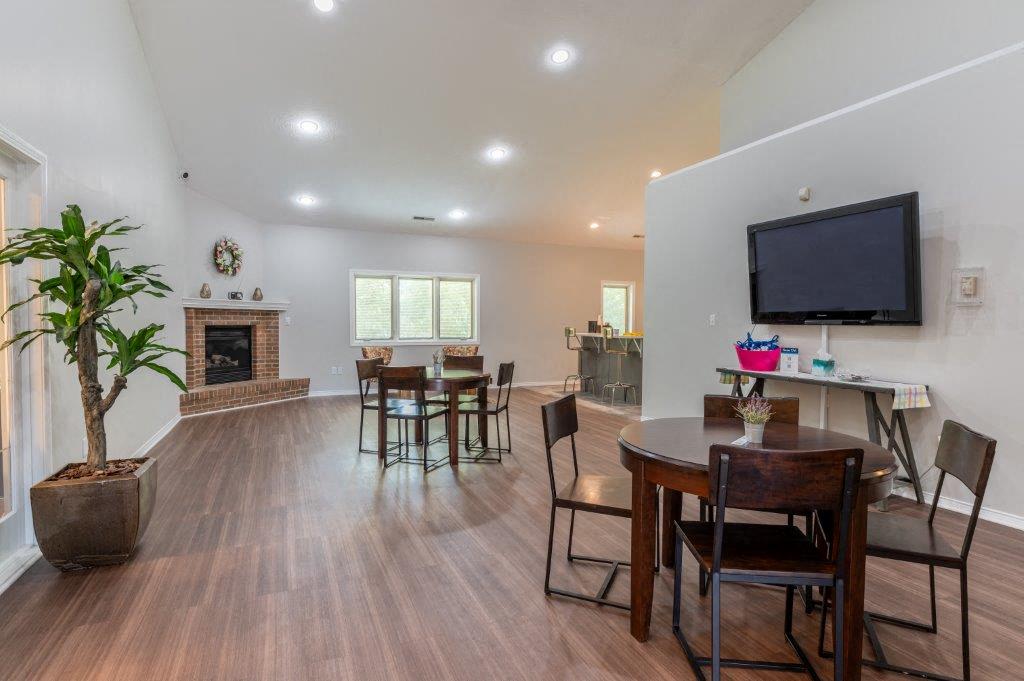 Clubhouse with Lounging Area