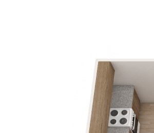 2 Bedroom, 1 Bath 802 sq. ft.