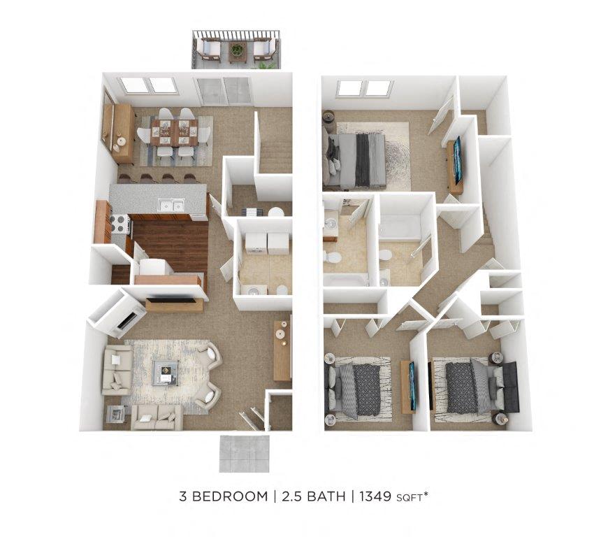 1239 Amber Ln 2-3 Beds Townhouse for Rent - Photo Gallery 30