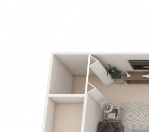 3 Bedroom, 2 Bath 1,190 sq. ft.