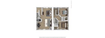 Two Bedroom 1.5 Bath Townhome- 1,007 sqft