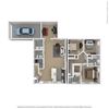 3 Bedroom, 2.5 Bath 1,296 sq. ft.