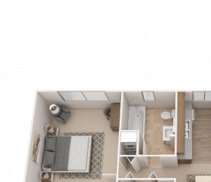 1 Bedroom, 1 Bath
