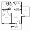 2 Bedroom, 1 Bath