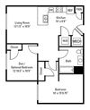 1 Bedroom, 1 Bath with Den