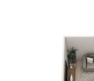 2 Bedroom, 1 Bath Townhome