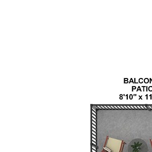 2 Bedroom, 2 Bath 1,070 sq. ft. - Barlow