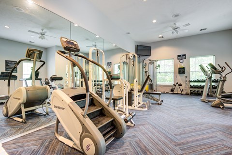 exercise equipment in the gym at meridianidian ultra luxury condos