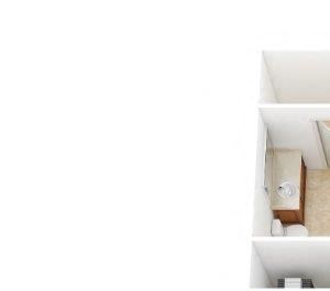 2 Bedroom, 2 Bath 1,045 sq. ft.