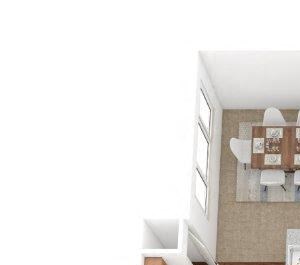 2 Bedroom, 2 Bath 1,140 sq. ft.