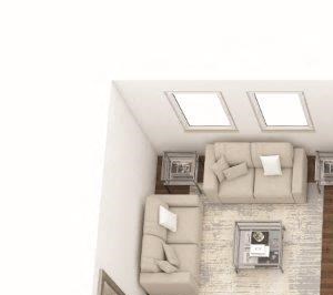 2 Bedroom, 1 Bath 918 sq. ft.