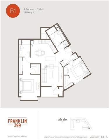 B1, 2 br, 2 ba