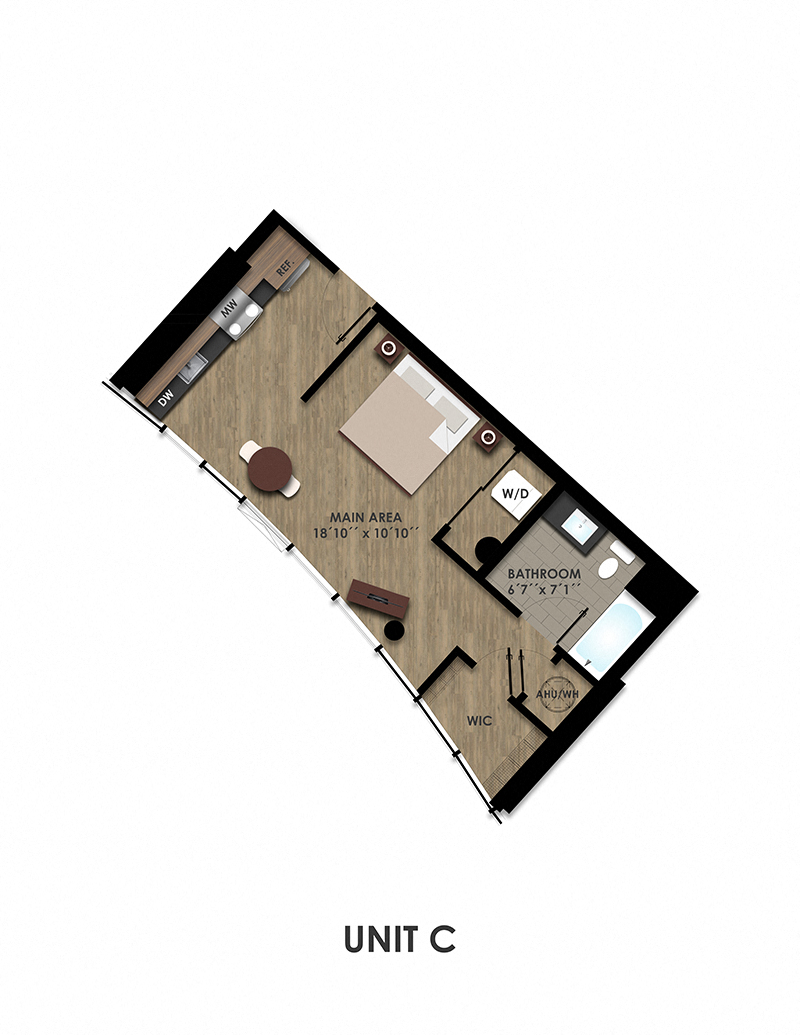 Floor-Plan-ST-C at K1, California, 92101
