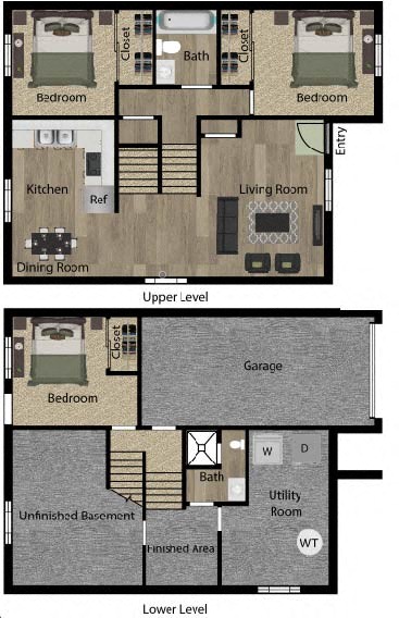 3 Bedroom Townhome