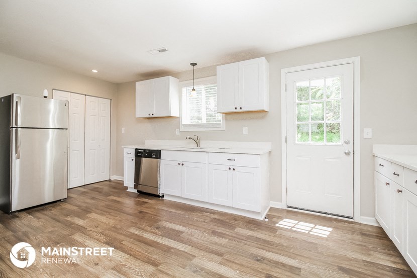 the kitchen is clean and ready for us to use