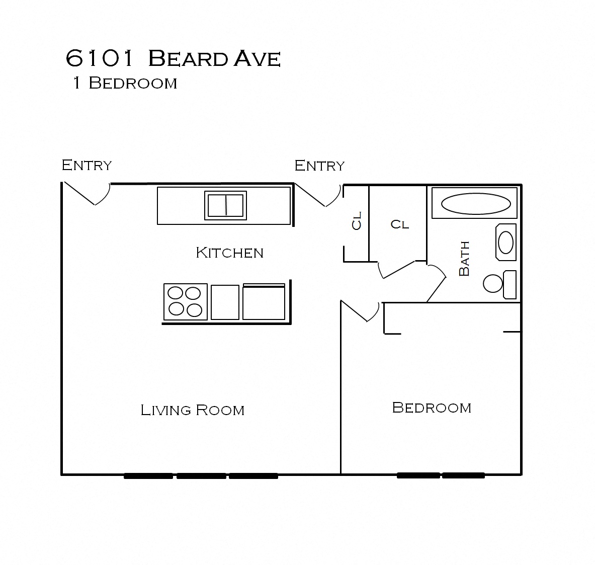 Beard Ave Apartments floorplan