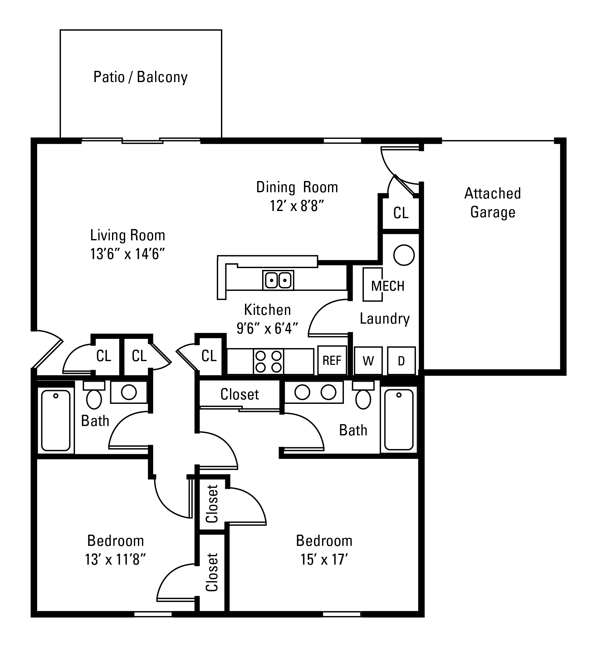 Studio, 1, 2 & 3 Bedroom Apartments & Townhomes in ...