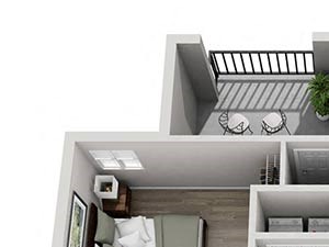 The Palmer at Las Colinas Apartment Homes - 1 Bedroom 1 Bath Apartment 770sf The Palmer at Las Colinas Apartment Homes - 1 Bedroom 1 Bath Apartment 770sf