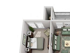 The Palmer at Las Colinas Apartment Homes - 2 Bedroom 2 Bath Apartment 1240sf The Palmer at Las Colinas Apartment Homes - 2 Bedroom 2 Bath Apartment 1240sf