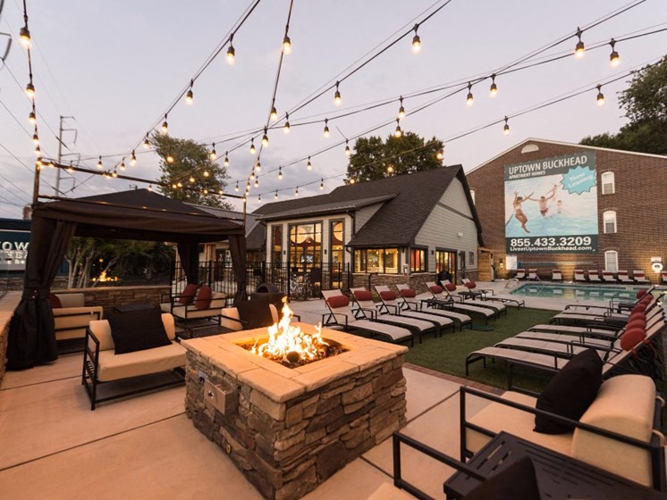 Firepit at Uptown Buckhead, Atlanta