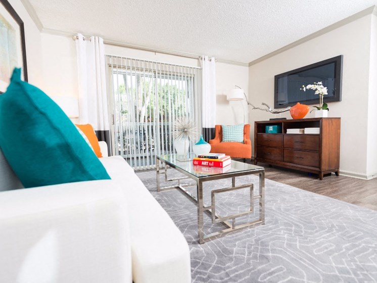 Living Room at Uptown Buckhead, Atlanta, Georgia