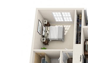 Dorchester Floor plan - 2 Bedroom 2 Bath - Green Trails Apartment Homes Lisle, IL Dorchester Floor plan - 2 Bedroom 2 Bath - Green Trails Apartment Homes Lisle, IL