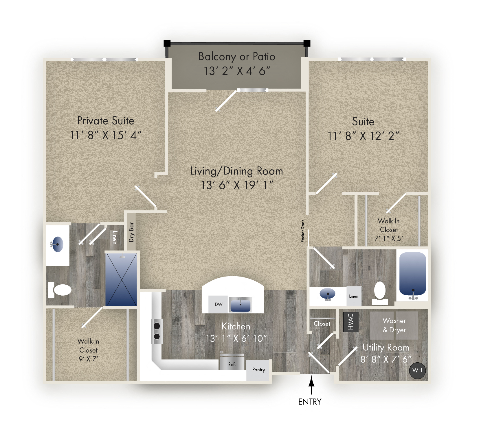 310 Old River Trail 1-2 Beds Apartment for Rent - Photo Gallery 32