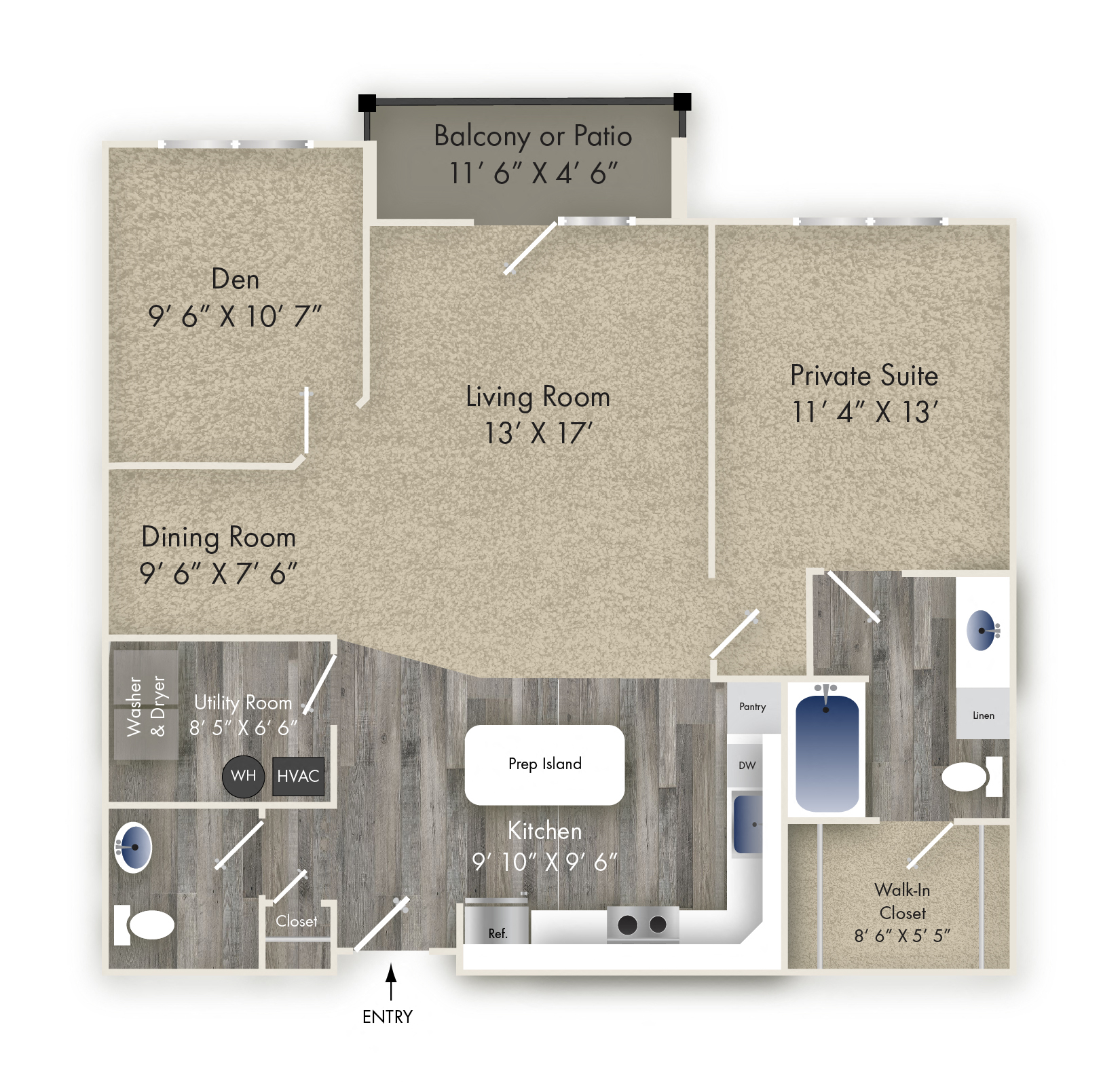 310 Old River Trail 1-2 Beds Apartment for Rent - Photo Gallery 35