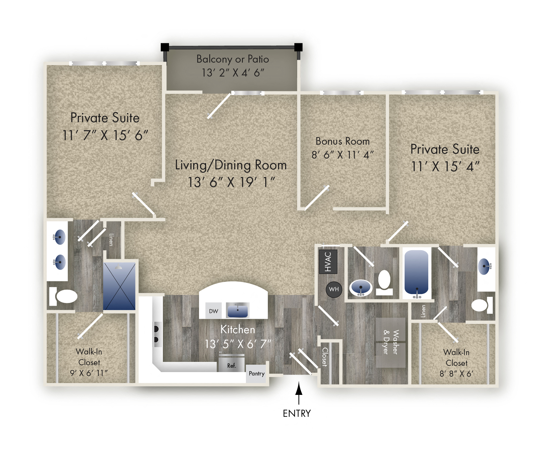 310 Old River Trail 1-2 Beds Apartment for Rent - Photo Gallery 36