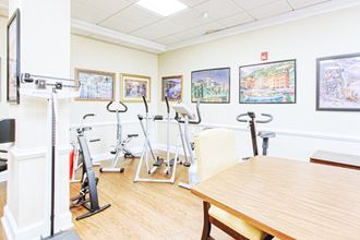 Riverside-Park-Fitness-Center Exercise fitness center with cardio equipment and doctor's scale