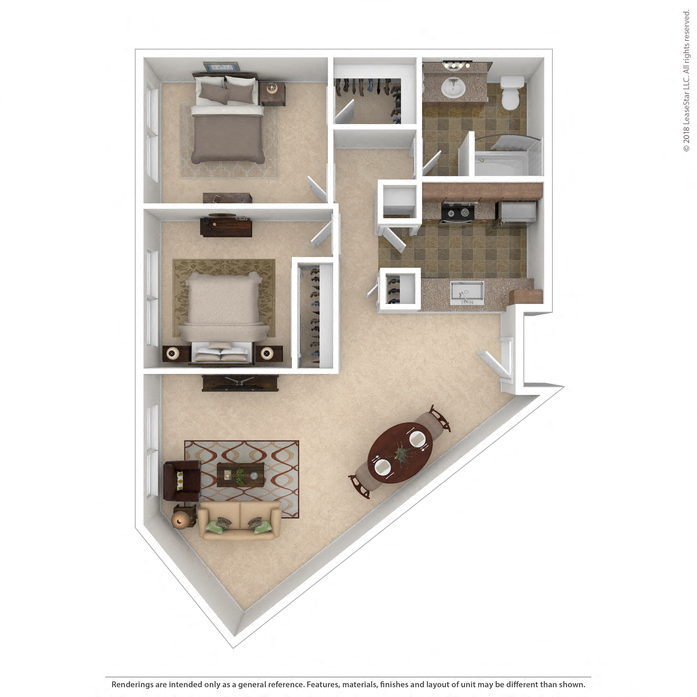 10th Street Two Bed One Bath