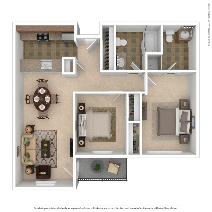 10th Street Two Bed Two Bath