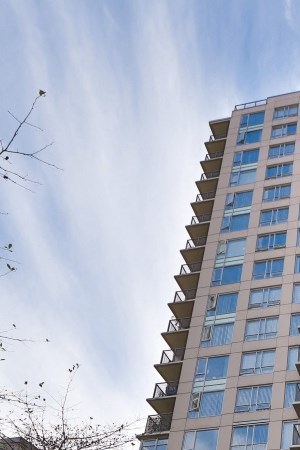 the building where the apartment is located