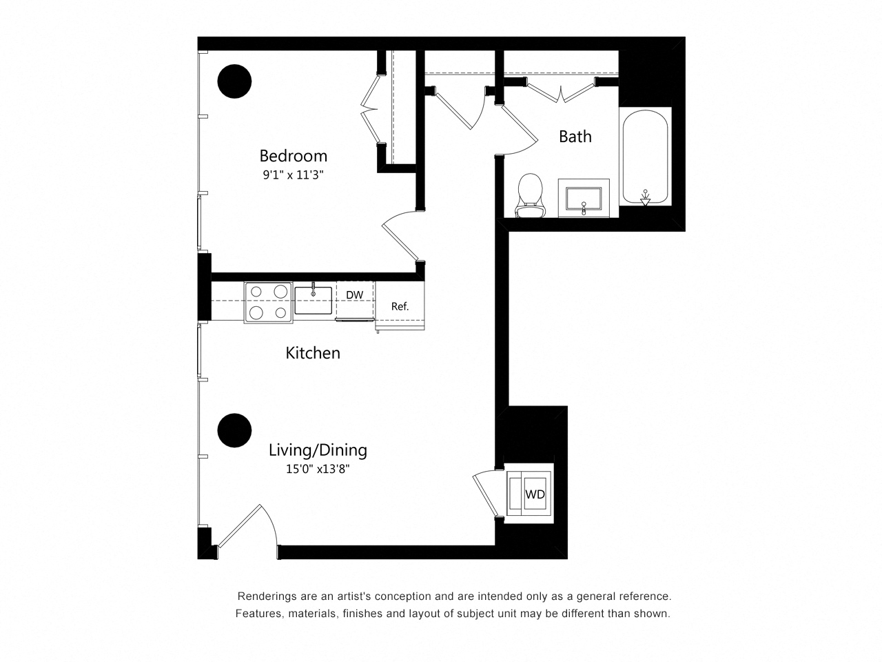 1201 Half Street SE Studio-3 Beds Apartment for Rent - Photo Gallery 67