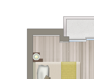 Two Bedroom Two Bath Floor Plan Two Bedroom Two Bath Floor Plan at Concourse, Los Angeles, CA, 90045