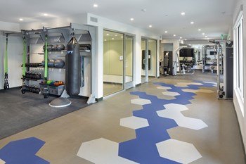 Flex Rooms With Fitness Space For Yoga, Spin And Pilates at Concourse, Los Angeles