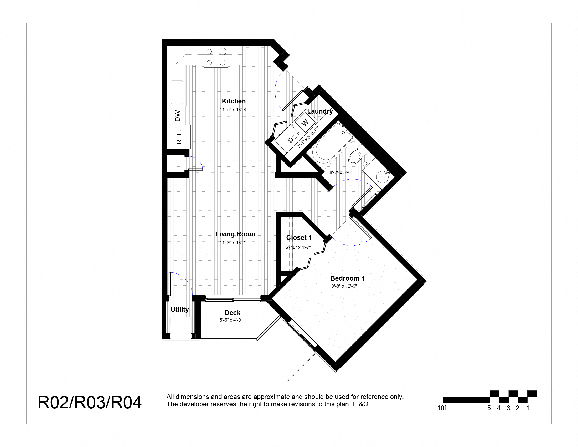 1 Bedroom 1 Bathroom