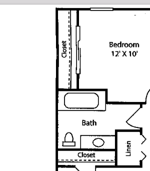 3 Bedroom 2 Bath 2D Floorplan at Villas at Lake Smart Apartments, Winter Haven, FL 3 Bedroom 2 Bath 2D Floorplan_Villas at Lake Smart Apartments, Winter Haven, FL
