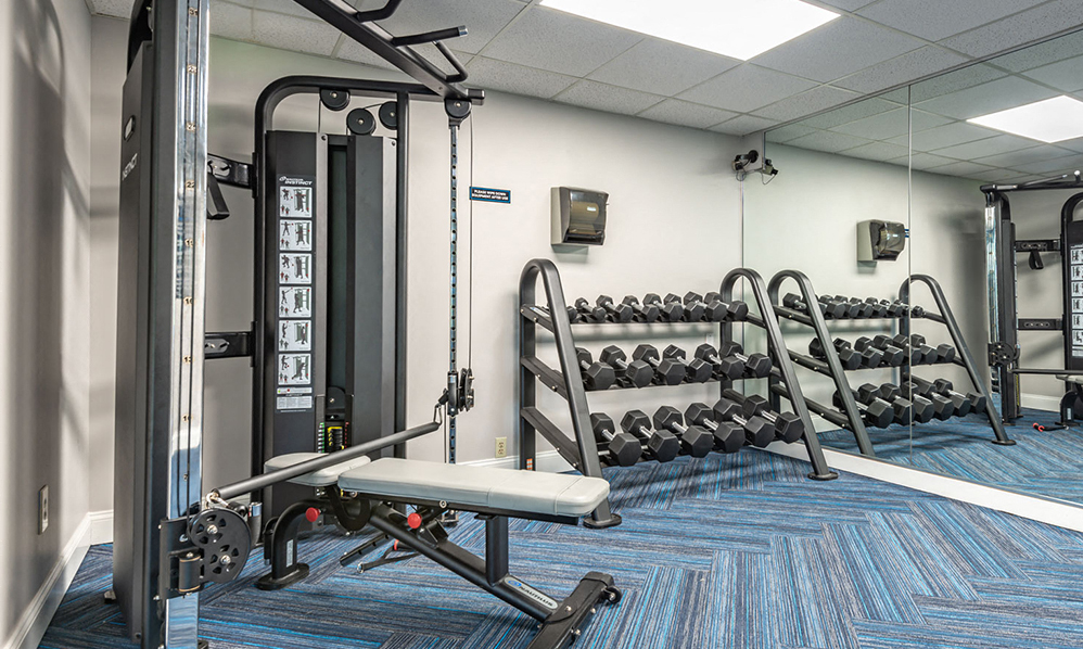 Fitness Center with Equipment