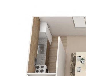 Studio, 1 Bath 508 sq. ft.