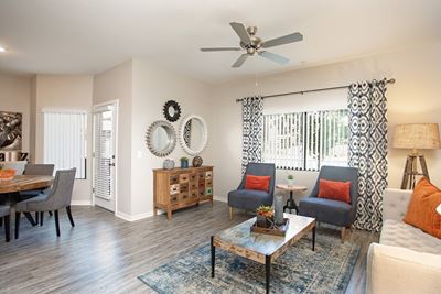 Zinc model living room