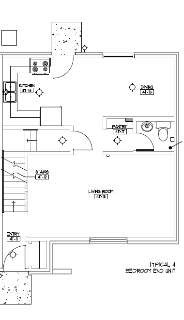 4 Bedroom - 1st floor  at Meadow Village, Milwaukee, WI