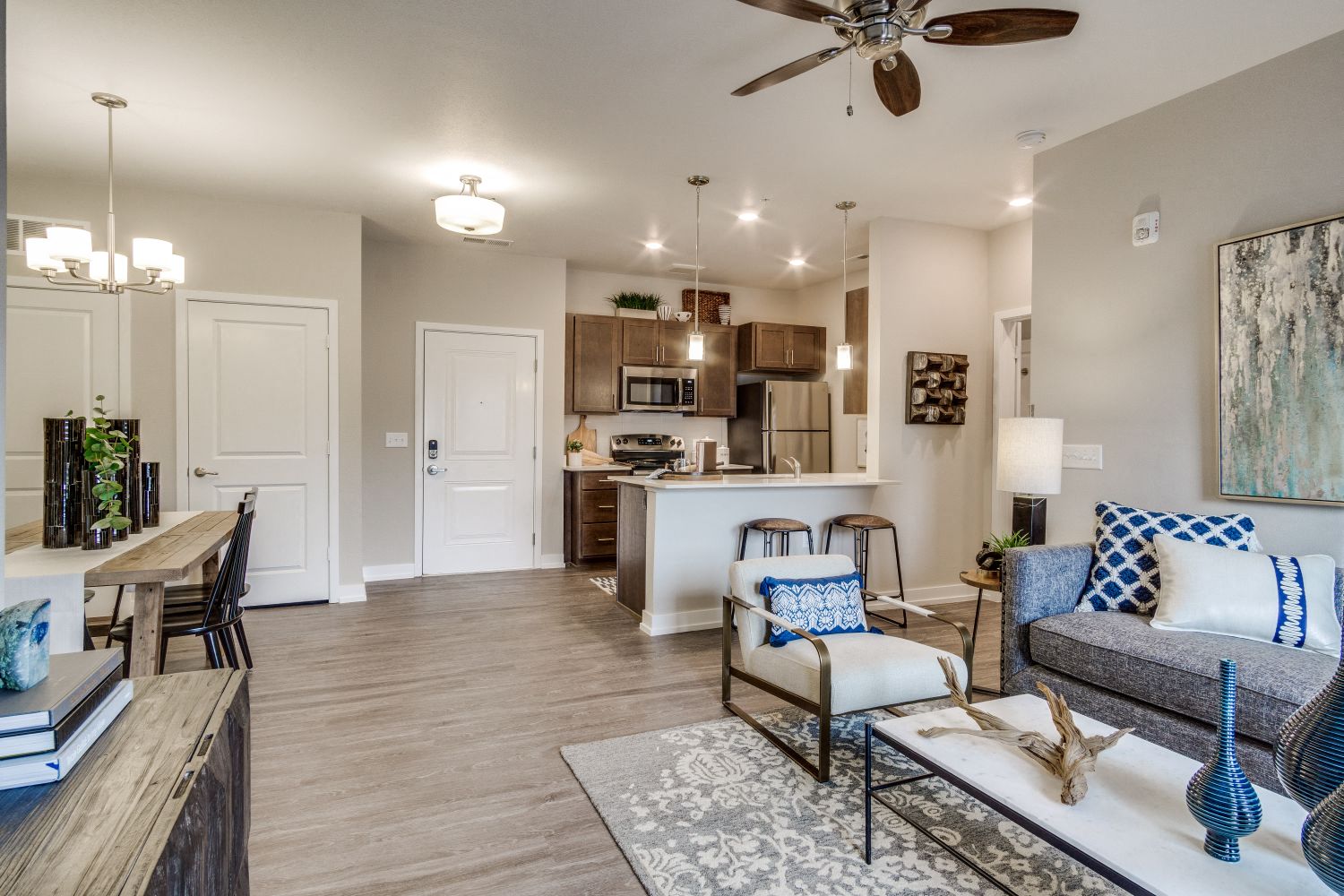 Vinyl Plank Flooring (Cedar) at Village Place Apartments, Romeoville, 60446