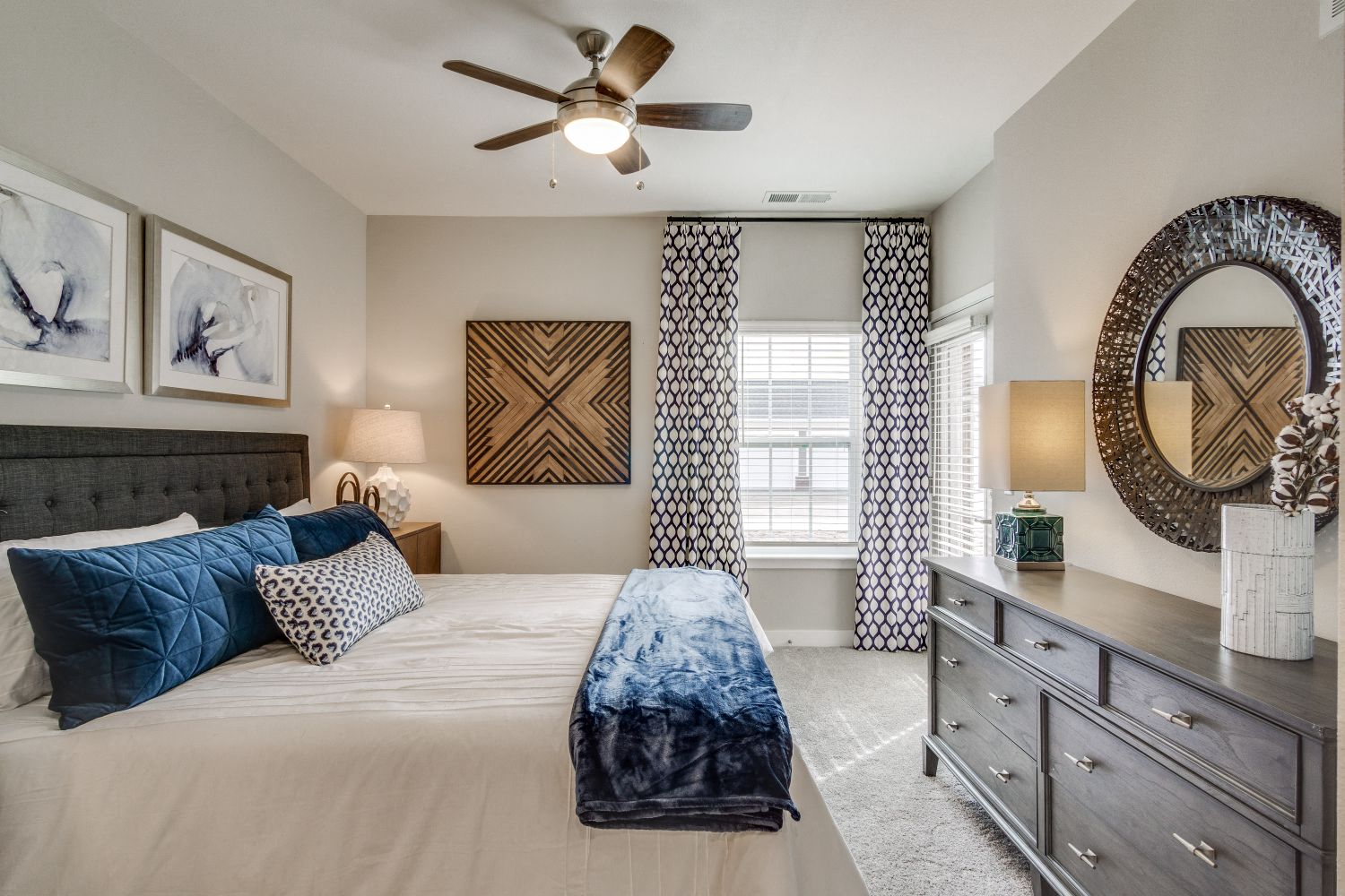 Bedroom (Cedar) at Village Place Apartments, Romeoville, 60446