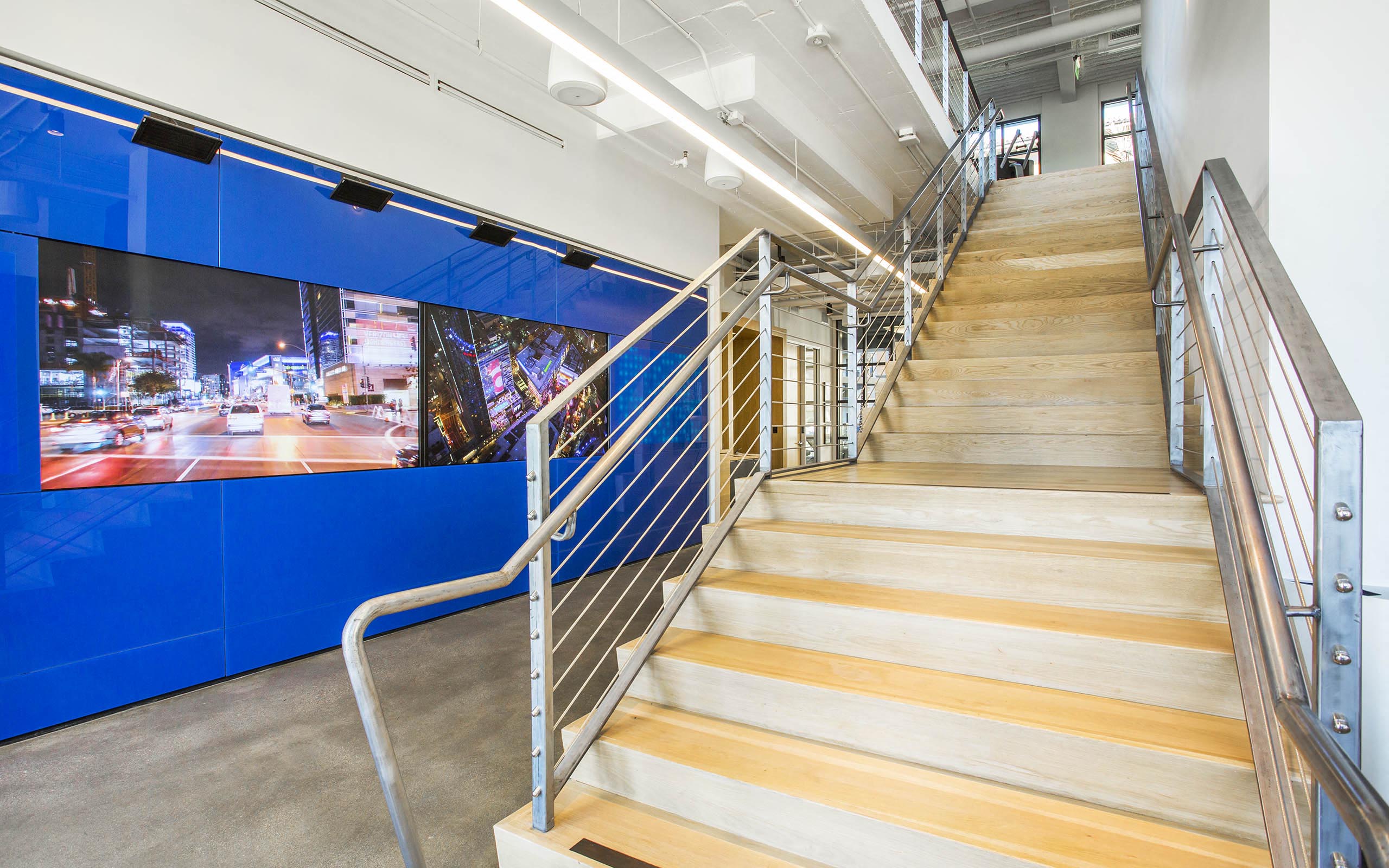 The Colony at The Lakes West Covina, CA Leasing Office Stairwell