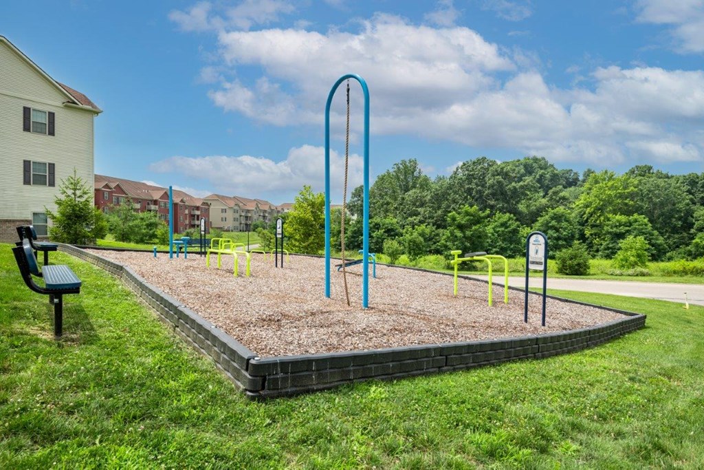 our playground is centrally located in the community