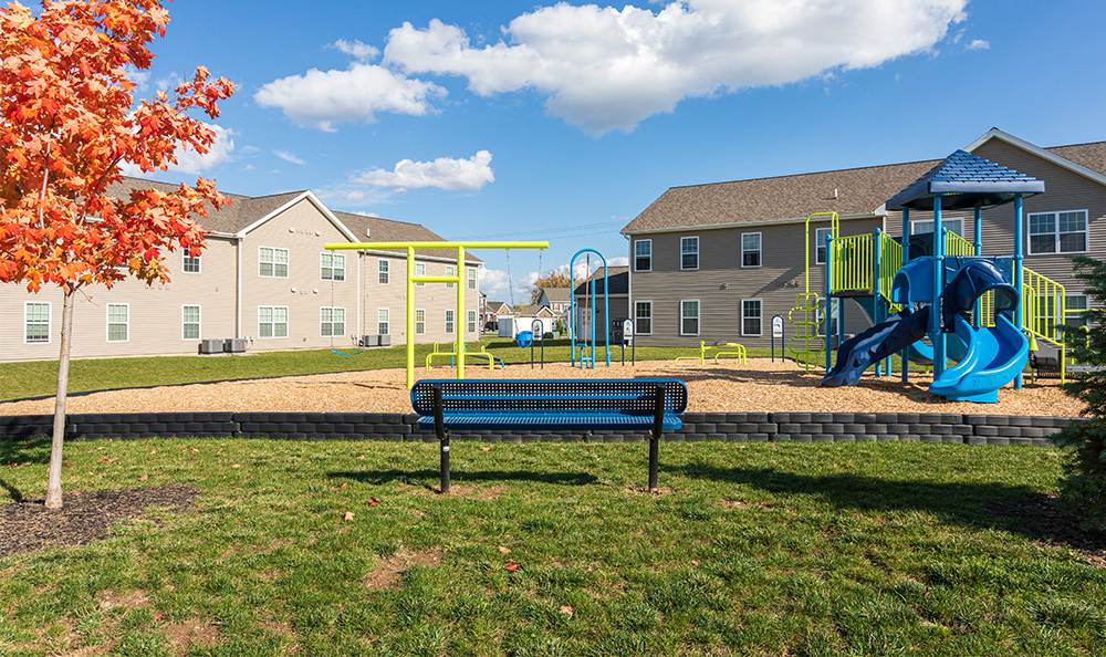playground with mulch