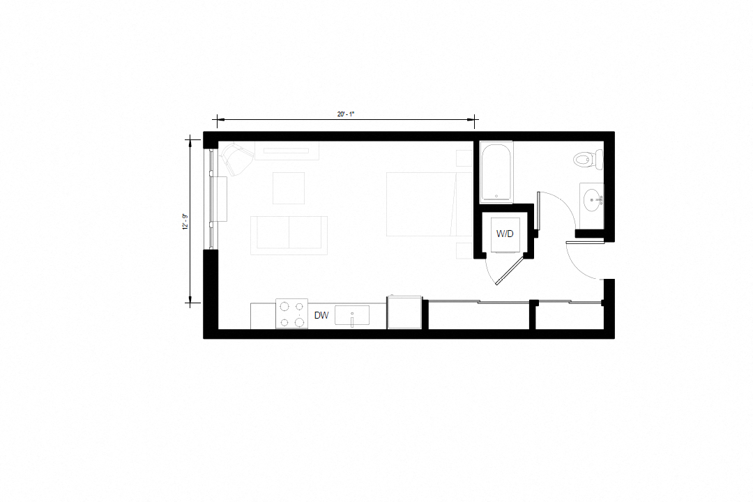 Studio S1a Income Restricted