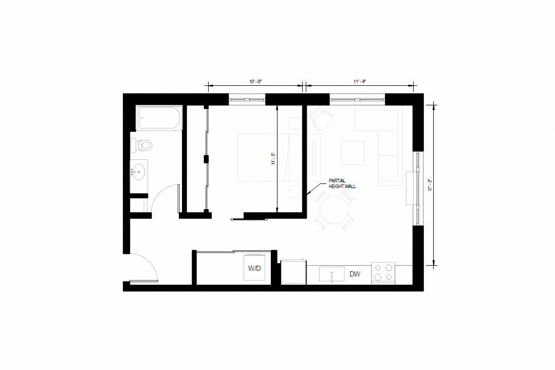 One Bedroom A5a Income Restricted