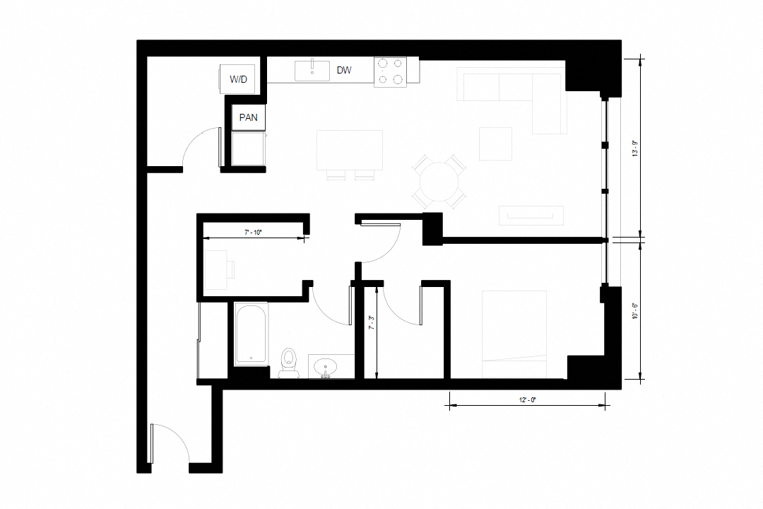 One Bedroom A3